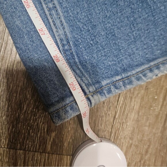 Abercrombie & Fitch 90s Straight Ultra High Rise Crossover Jean Size 32 - Picture 7 of 10
